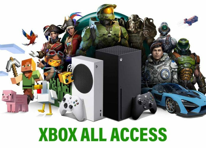 Mit dem Xbox All Access-Angebot erhaltet ihr eine Xbox Series X oder Series X ink. Xbox Game Pass Ultimate und könnt das Paket innerhalb 24 Monate abbezahlen!