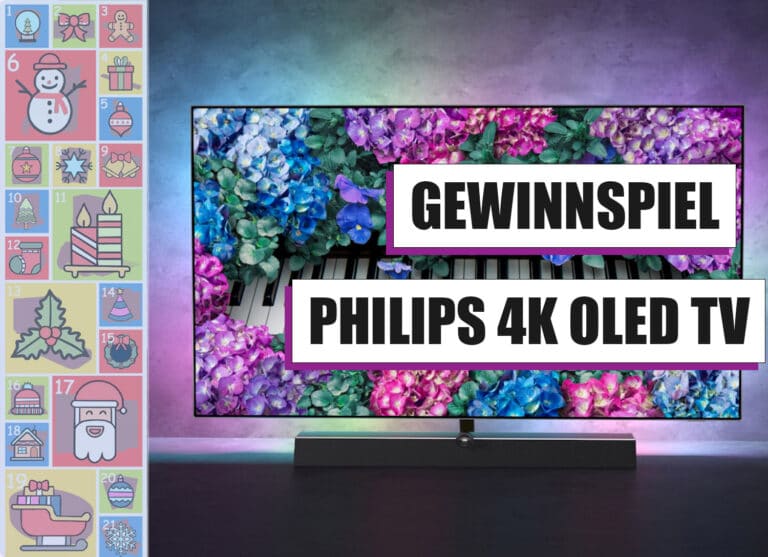 Gewinnspiel: Philips Premium 4K OLED TV (65 Zoll) mit Ambilight, Dolby Atmos uvm.