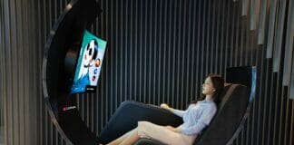 LGs Media Chair ist ein neues OLED-Konzept.