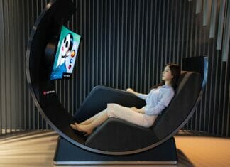 LGs Media Chair ist ein neues OLED-Konzept.