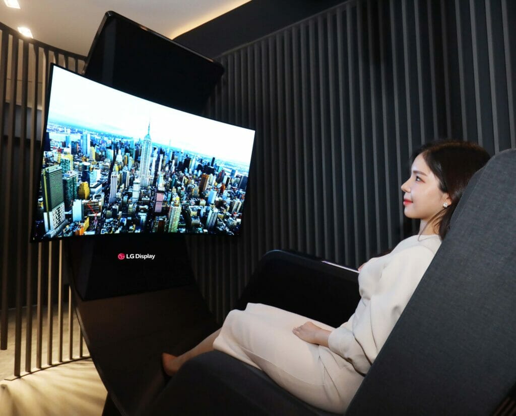 LG Displays Media Chair wird nicht in Serie gehen.