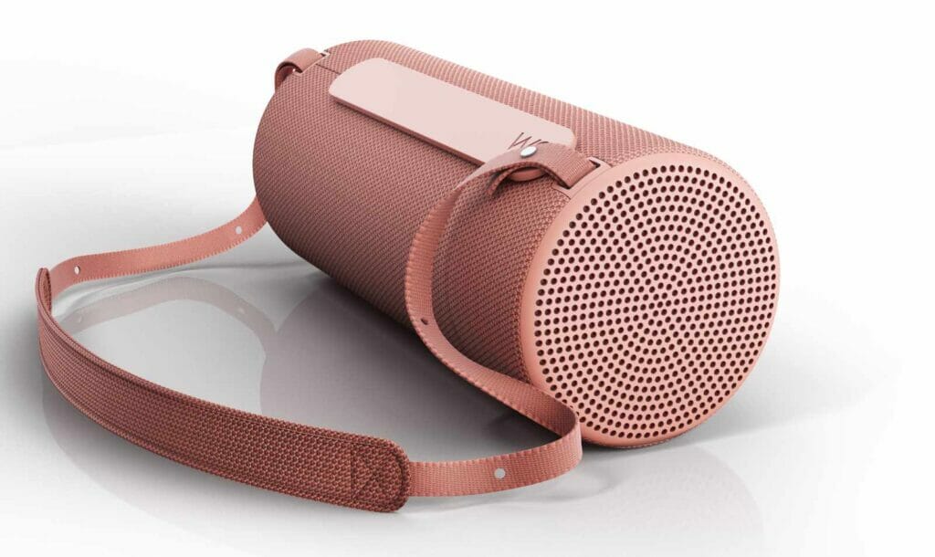 Die Loewe We. Hear sind portable Bluetooth-Lautsprecher.