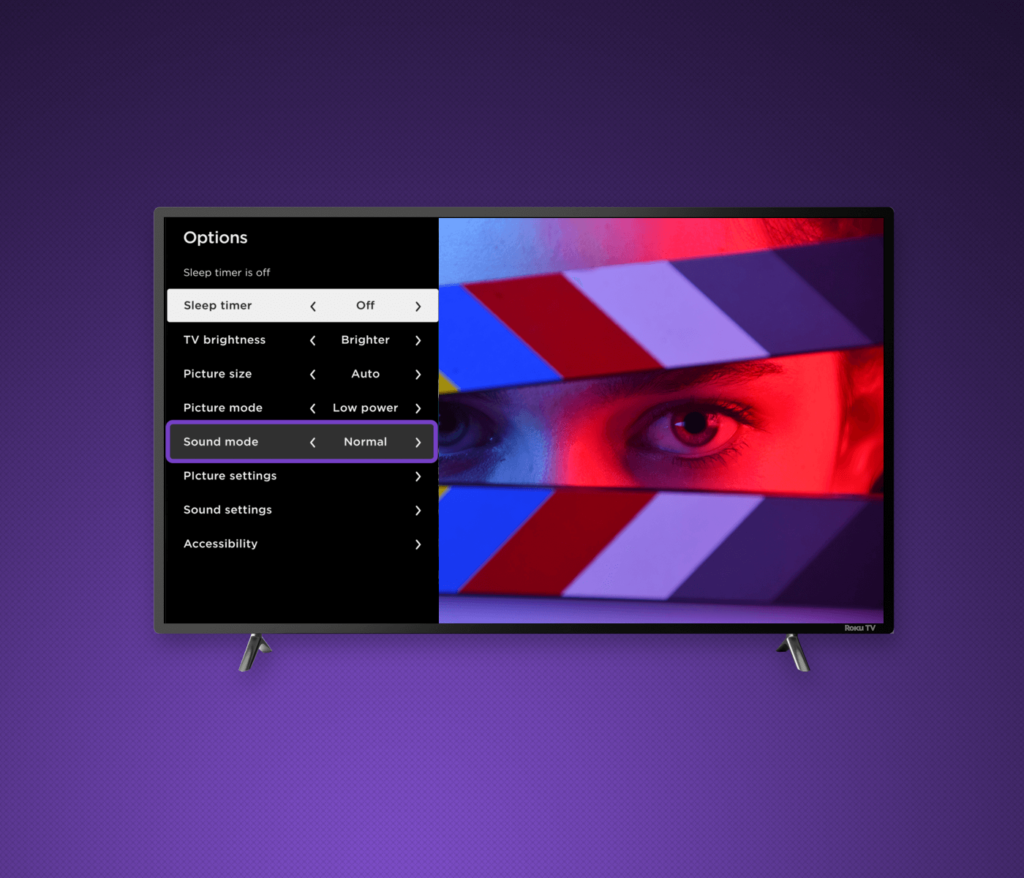 Roku TV Ready permite el control de sonido de los altavoces directamente en el televisor.