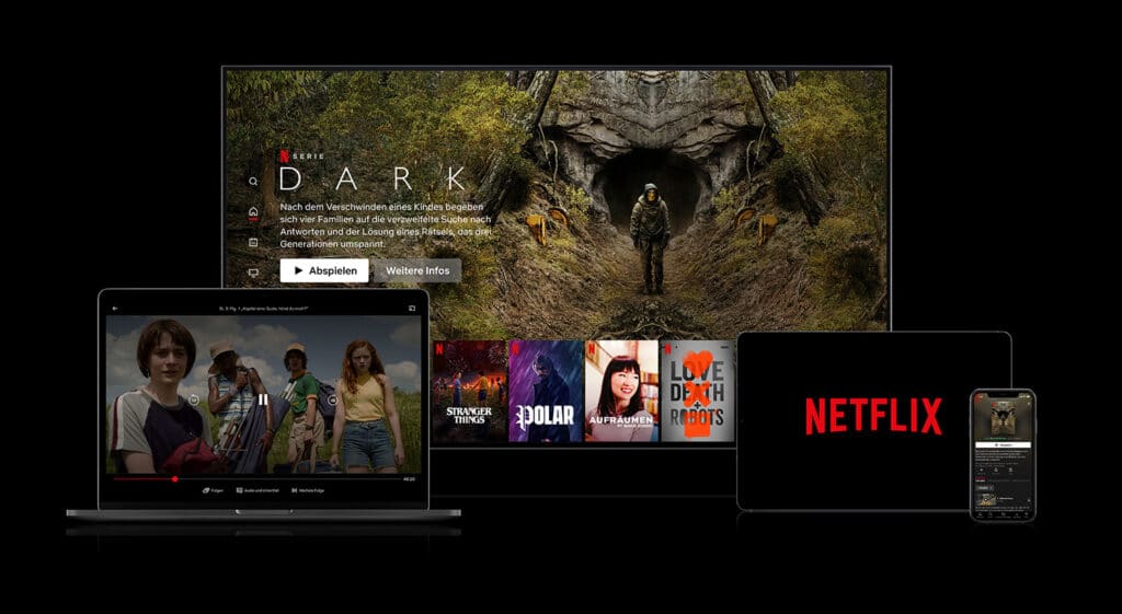 Egal ob auf TV, Streaming-Player, Laptop, Tablet oder Smartphone: Netflix läuft fast überall