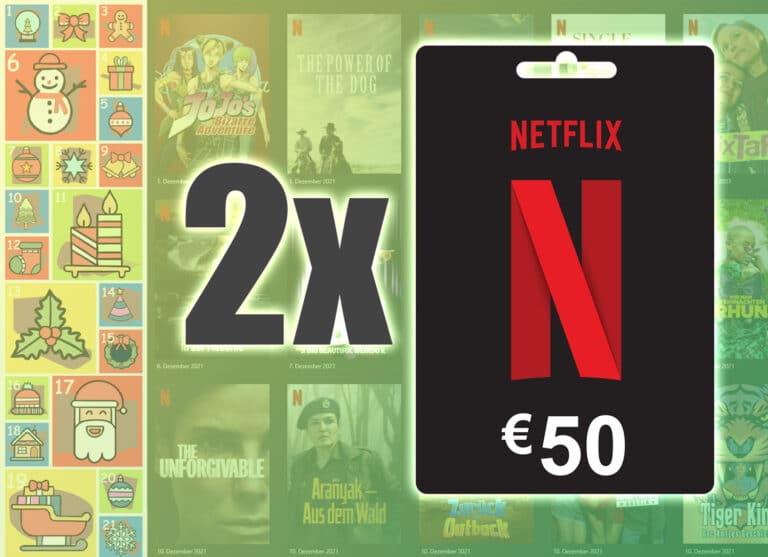 Gewinnspiel: 2x Netflix-Gutscheinkarte im Wert von je 50 Euro!