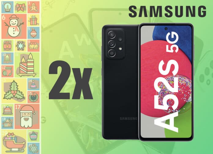 Gewinne eines von zwei brandneuen Samsung Galaxy A52S 5G Smartphones