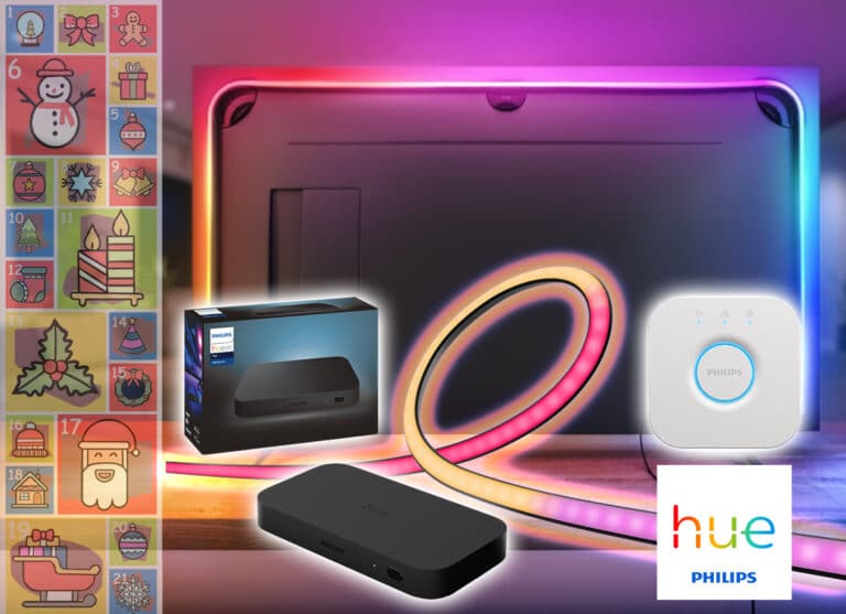 Gewinnspiel: Ambilight Starter-Paket mit Hue Gradient Lightstrip, Play HDMI-Sync-Box und Bridge