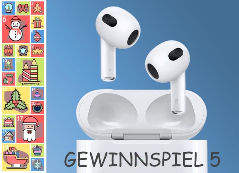 Gewinnspiel: 1x Apple AirPods (3. Generation) mit Spatial 3D Sound!