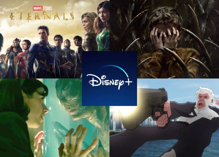 Neuheiten Januar 2022 auf Disney+ (Eternals, Hit-Monkey, Shape of Water, )