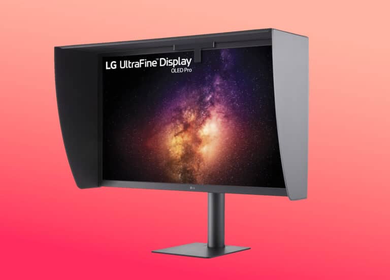 LG UltraFine 4K OLED Pro Monitore mit Kalibrierung-Sensor in 27 und 32 Zoll