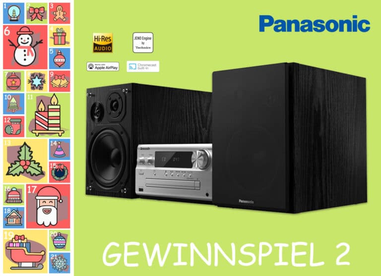 Gewinnspiel: 1x Panasonic SC-PMX802 HiFi-Soundsystem mit Audio-Streaming