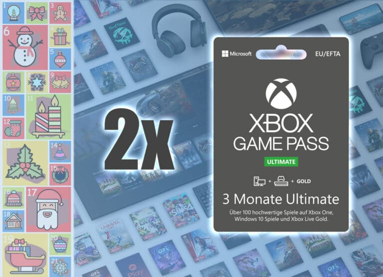 Gewinnspiel: 2x Xbox Game Pass Ultimate – 3 Monate (für Xbox und PC)