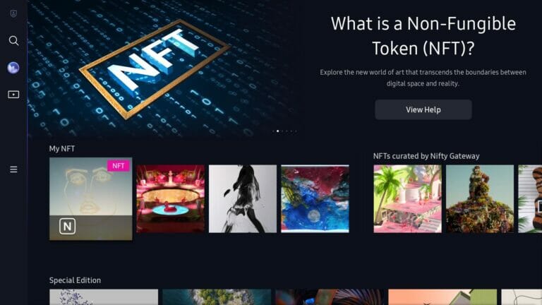 Samsung goes NFT: Wenn der TV zum Ramschladen wird