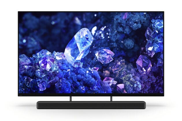 Erhöhte Stanfußposition A90K 4K OLED TV Sony