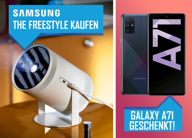 Samsung Galaxy A71 geschenkt bei Vorbestellung eines „The Freestyle“ Beamers