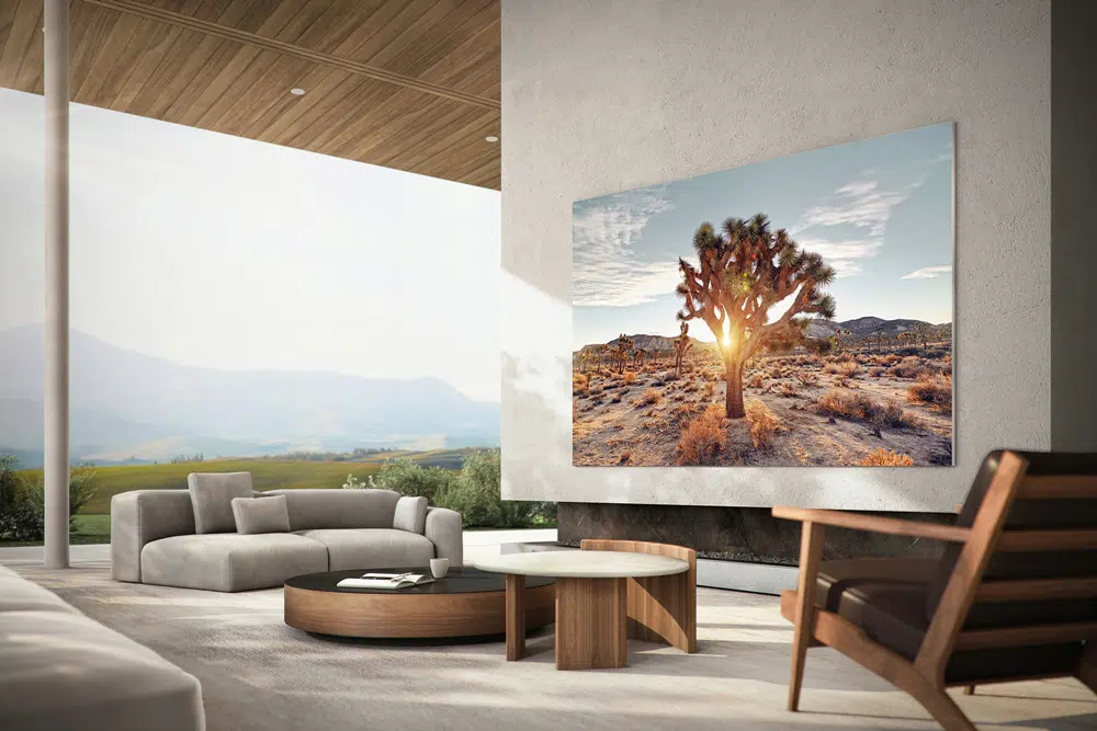 Der Micro LED TV 2022 ist in 89, 101 und 110 Zoll erhältlich