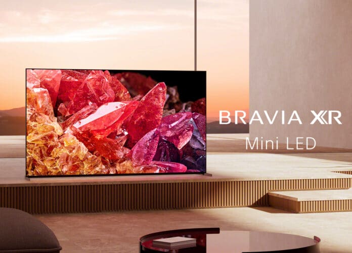 Der X95K 4K-Mini-LED-TV mit XR Backlight Master Drive von Sony