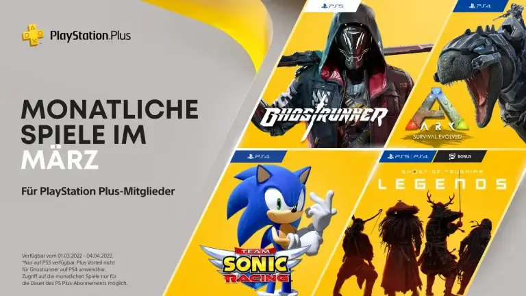 PlayStation Plus & Xbox Games with Gold: Diese Spiele sind im März 2022 gratis