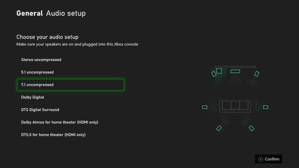 Das neue Audio-Setup auf der Xbox Series X