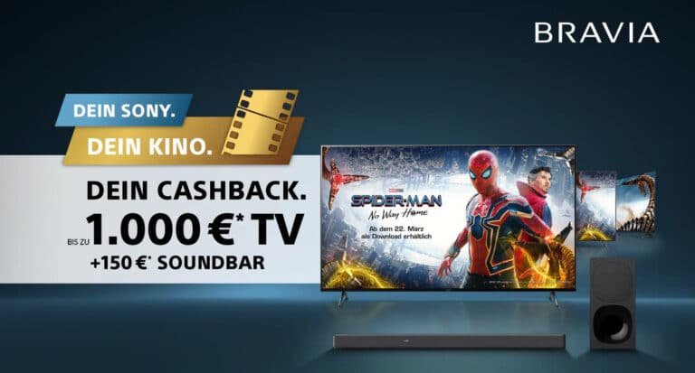 Sony Bravia: TV-Cashback-Aktion startet auf ausgewählte Vorjahresmodelle