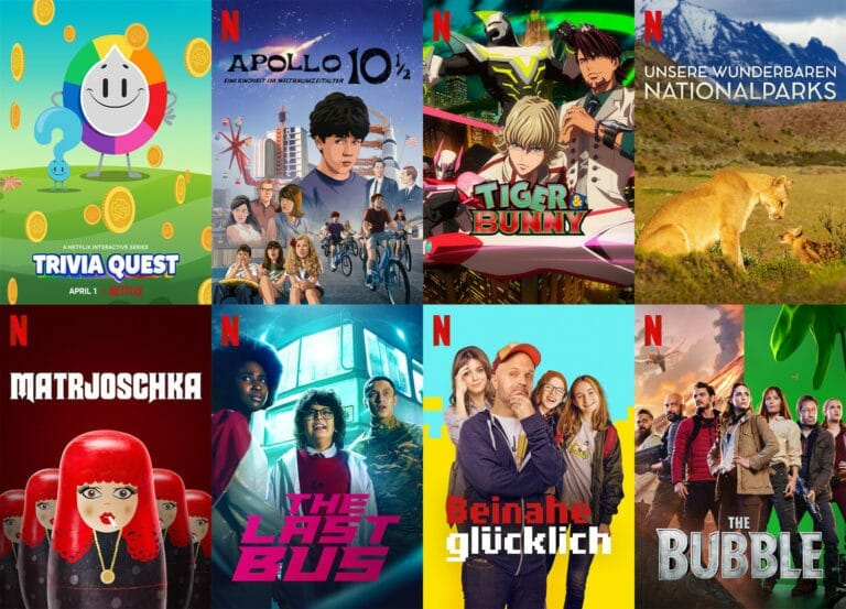 Netflix im April 2022: Das sind die Neuheiten