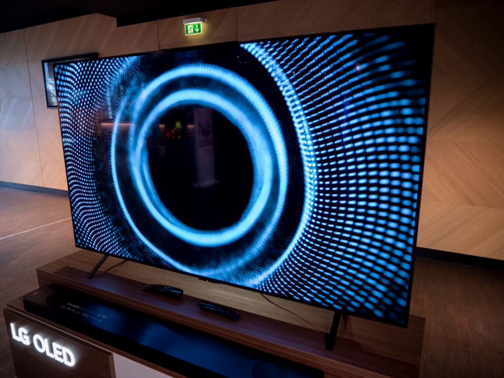 Kontrast, Schwarzwert A2 OLED TV von LG