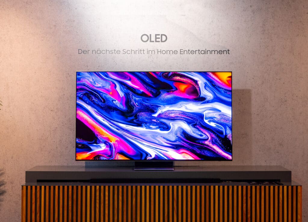 TV OLED S95B Samsung tersedia dalam ukuran 55 dan 65 inci