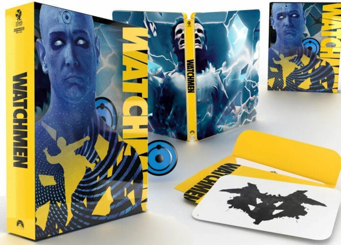 So könnte die Watchmen Titans of Cult Edition des 4K Blu-ray Steelbooks aussehen!