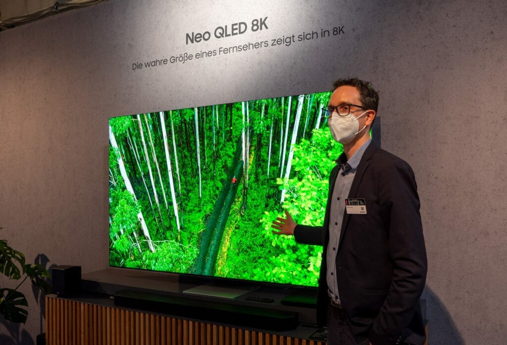 Die Bildqualität des QN900B 8K NEO QLED TV sucht natürlich seinesgleichen