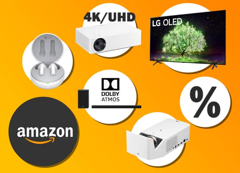 Amazon reduziert neun LG-Artikel und unterbietet alle! (OLED, Soundbar, Projektor, Kopfhörer)