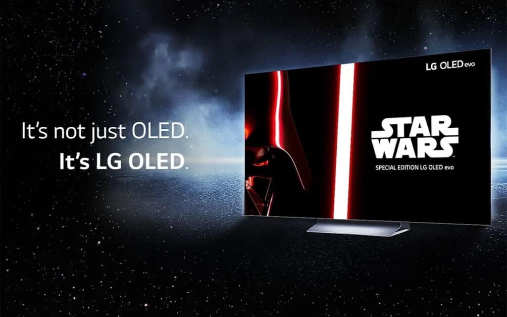 Der C2 OLED Evo mit 65 Zoll in der Star Wars Edition