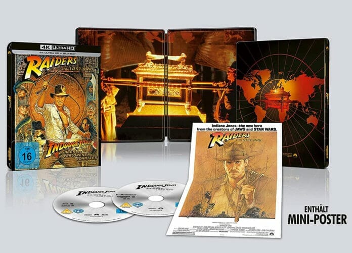 Indiana Jones: Die Jäger des verlorenen Schatzes als Single 4K Blu-ray Steelbook
