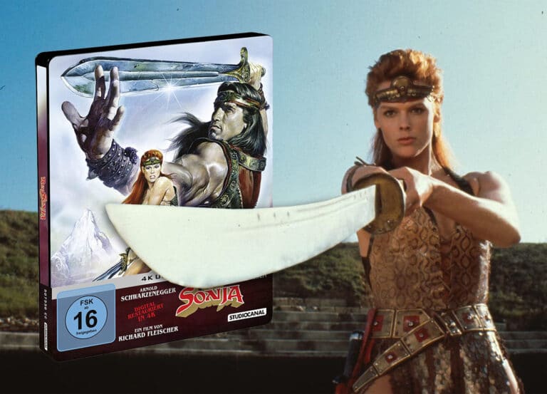 Red Sonja (1985) mit Brigitte Nielsen und Arnold Schwarzenegger jetzt als 4K Steelbook vorbestellen