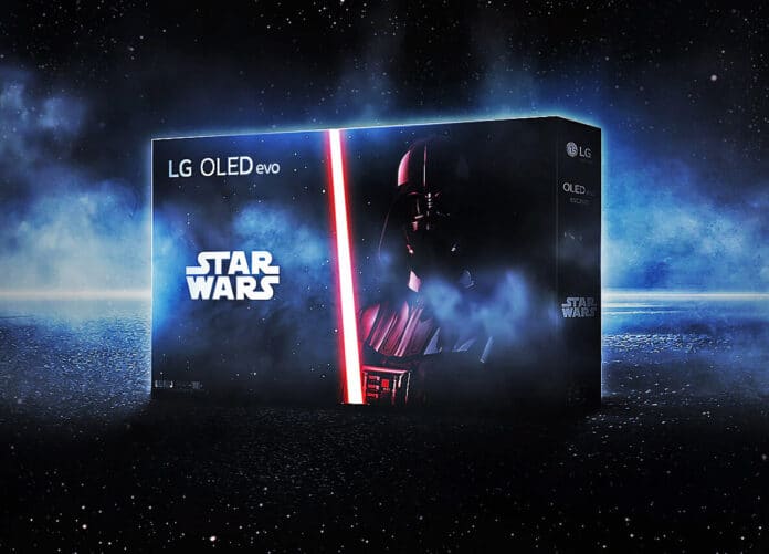Exklusiv und auf 501 Stück limitiert: Der Star Wars C2 OLED Evo TV von LG