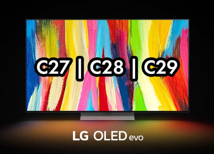 Wir erklären euch die Unterschiede zwischen dem C27, C28 und C29 OLED TV von LG