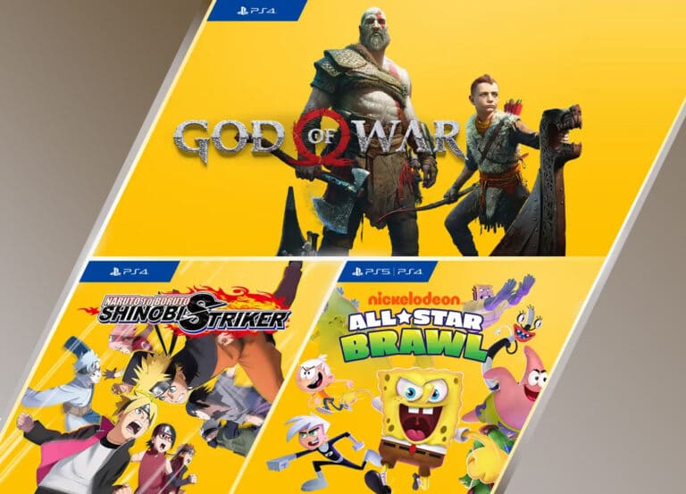 Gratis Spiele für PlayStation Plus Abonnenten im Juni 2022: God of War, Naruto, Nickelodeon