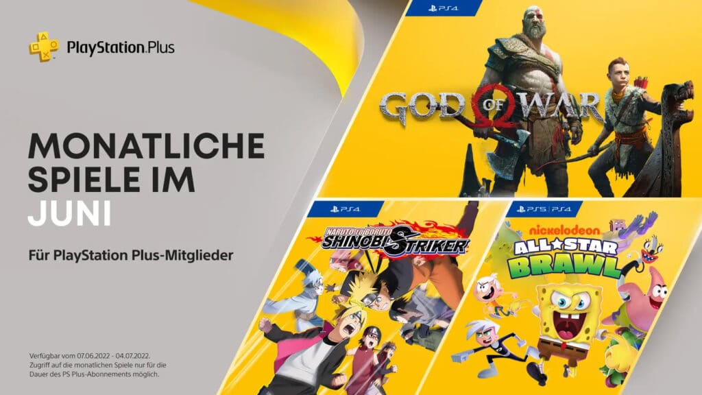 Gratis Games auf PS Plus im Juni 2022