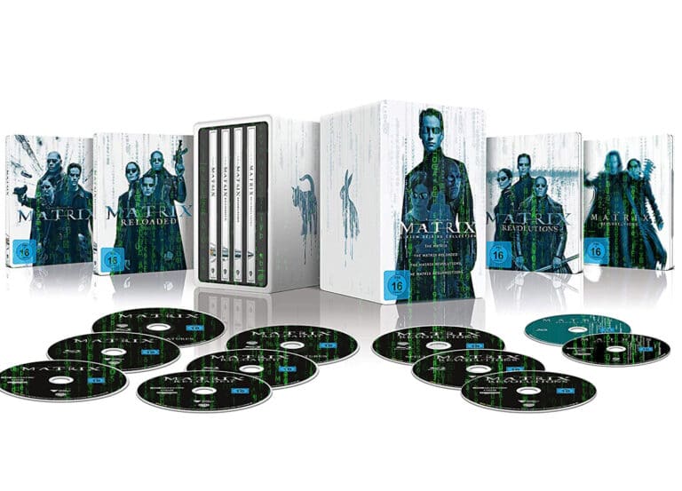The Matrix 4-Film – Déjà Vu Collection 4K Blu-ray Steelbooks nochmals verfügbar