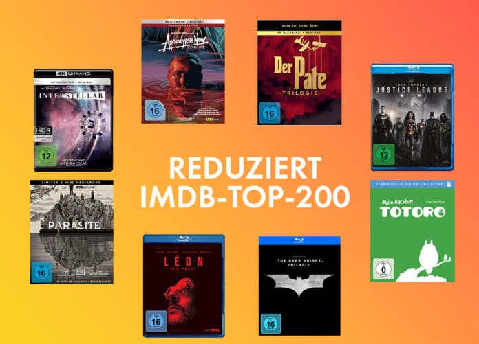 Amazon reduziert kurzerhand die besten 200 Filme aller Zeiten (DVD, Blu-ray, 4K Blu-ray)