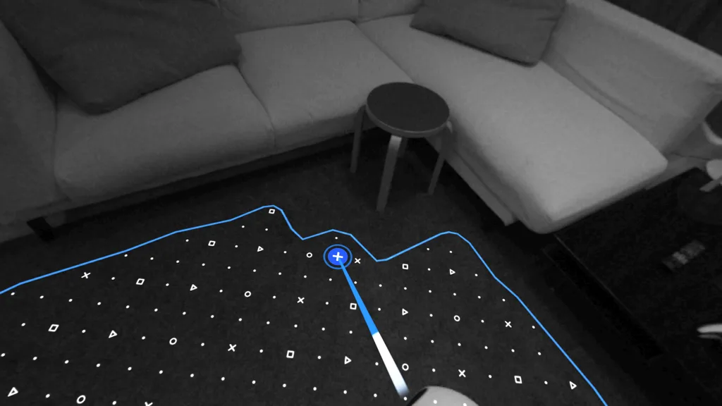 Für die PS VR2 könnt ihr sichere Spielebereiche im Zimmer festlegen.