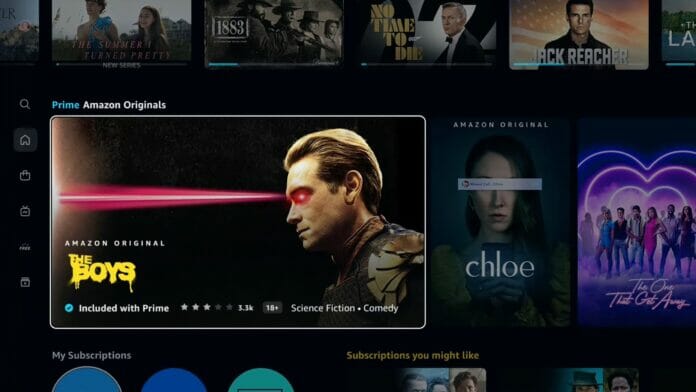 Amazon Prime Video erhält an TVs und Mediaplayern einen neuen Look.