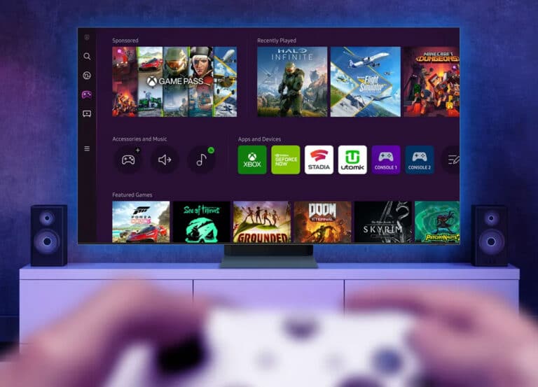 Samsung Gaming Hub startet mit Xbox xCloud, GeForce Now und Stadia auf 2022 Smart TVs
