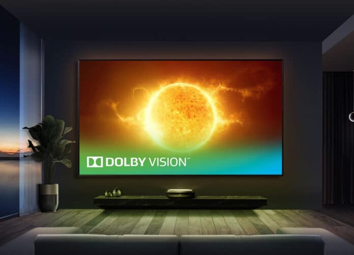 Der Hisense L9G 4K Projektor wird via Update mit Dolby Vision ausgestattet