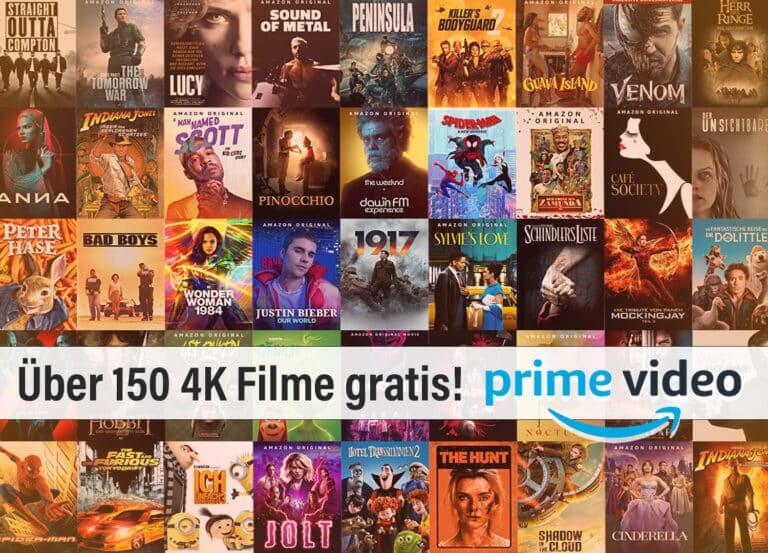 Über 150 kostenlose 4K Filme auf Amazon Prime Video (für Abonnenten)