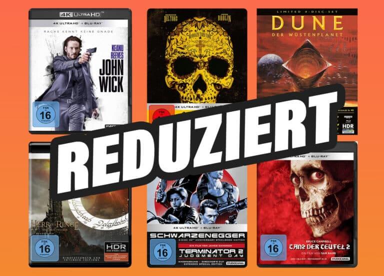 4K UHD Blu-rays stark reduziert + DVD & Blu-ray-Verkaufsaktion!