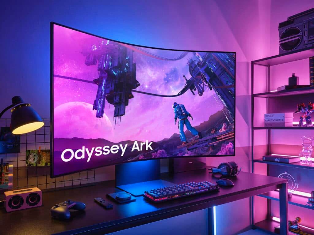 Der Samsung Odyssey Ark ist ab 1. Oktober 2022 zu haben.