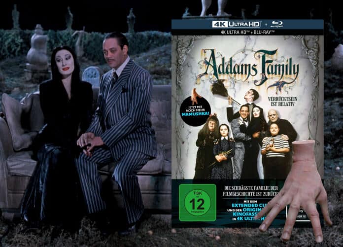 Der Filmklassiker Addams Family erscheint restauriert auf 4K UHD Blu-ray