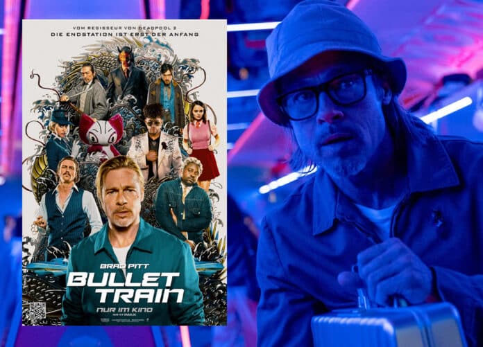 Bullet Train mit Brad Pitt als 4K Blu-ray und 4K Steelbook