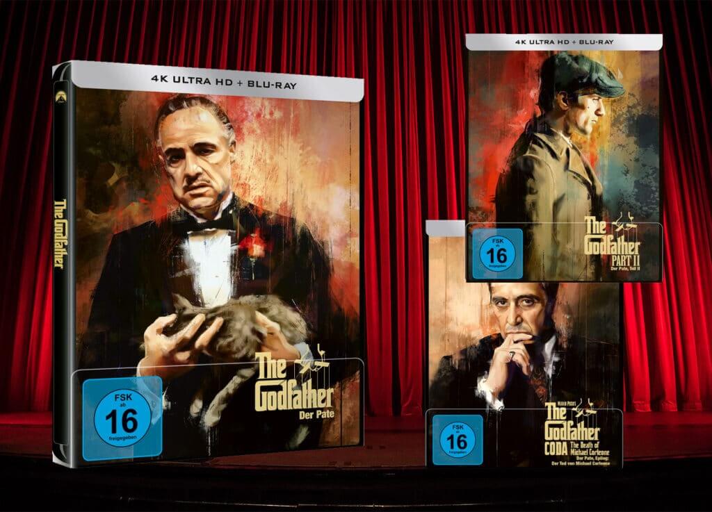 Jetzt die limitierten "Der Pate" 4K Blu-ray Steelbooks vorbestellen