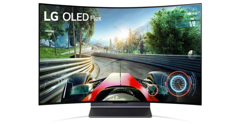 Der LG OLED Flex wartet mit HDMI 2.1 auf.